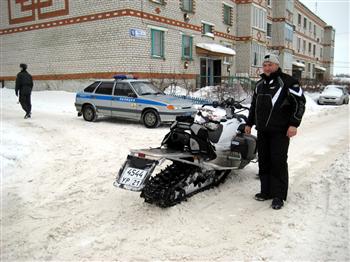 Операция «Снегоход» в Моргаушском районе